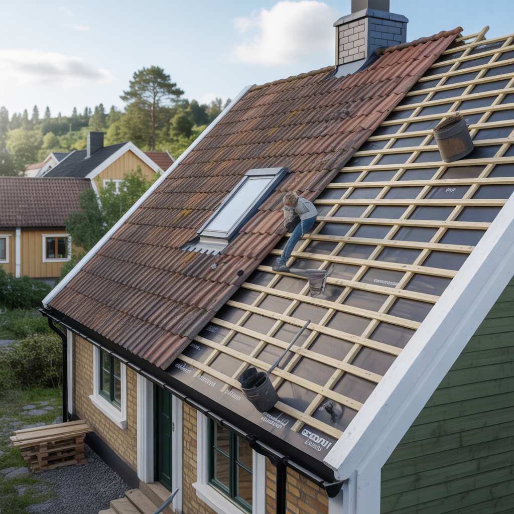 8.Fornya eller renovera taket skillnader och tips