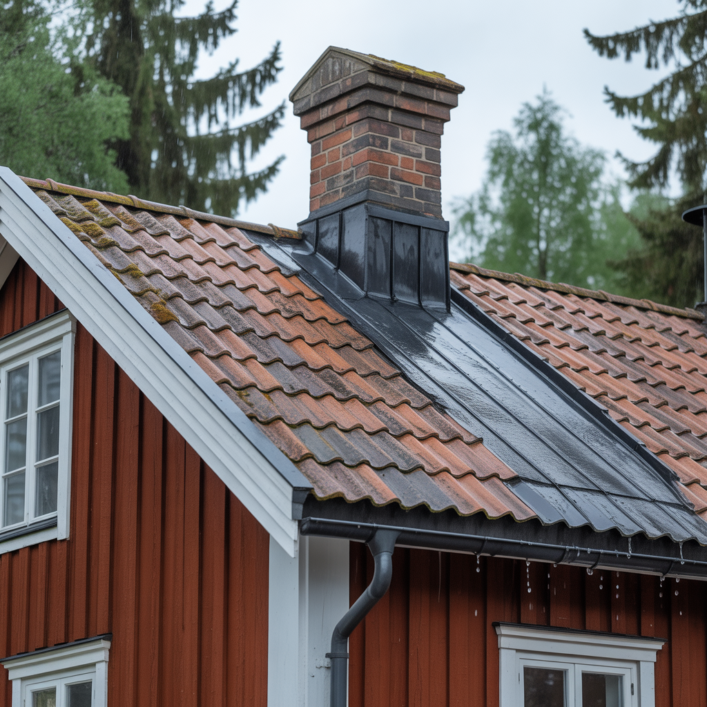 felsokning av lackande tak sa hittar du kallan och atgardar